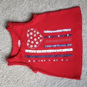 18 month Patriotic Americana tank top shirt